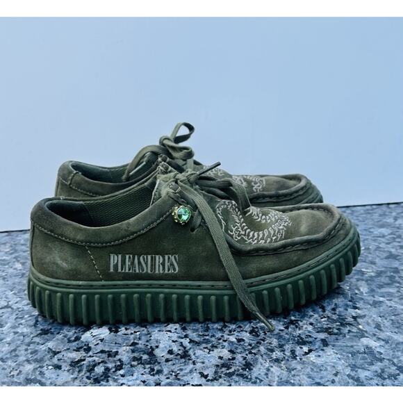 Clarks x Pleasures Torhill Drgn Olive Sneakers Men’s US 7 Limited Edition main image 15
